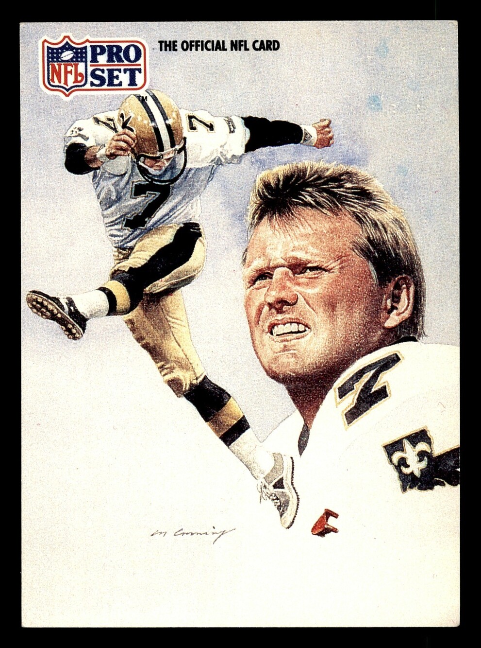 1991 Pro Set #402 Morten Andersen Football Trading Card
